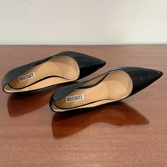 NIB Badgley Mischka Poise II Leather Pumps - Picture 11 of 13